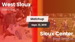 Matchup: West Sioux vs. Sioux Center  2019