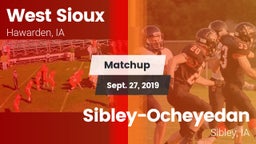 Matchup: West Sioux vs. Sibley-Ocheyedan 2019