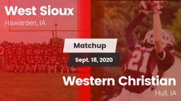 Matchup: West Sioux vs. Western Christian  2020