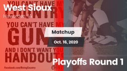 Matchup: West Sioux vs. Playoffs Round 1 2020