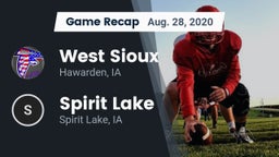 Recap: West Sioux  vs. Spirit Lake  2020