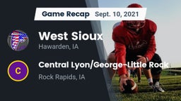 Recap: West Sioux  vs. Central Lyon/George-Little Rock  2021