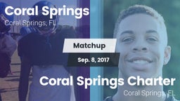 Matchup: Coral Springs vs. Coral Springs Charter  2017