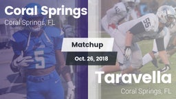 Matchup: Coral Springs vs. Taravella  2018