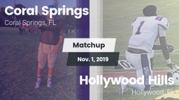 Matchup: Coral Springs vs. Hollywood Hills  2019