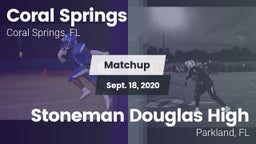 Matchup: Coral Springs vs. Stoneman Douglas High 2020