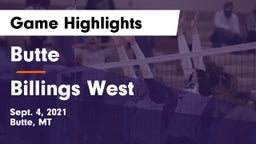 Butte  vs Billings West  Game Highlights - Sept. 4, 2021