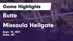 Butte  vs Missoula Hellgate  Game Highlights - Sept. 18, 2021