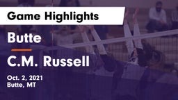 Butte  vs C.M. Russell  Game Highlights - Oct. 2, 2021
