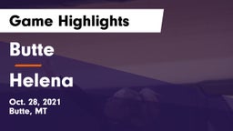 Butte  vs Helena  Game Highlights - Oct. 28, 2021