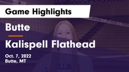 Butte  vs Kalispell Flathead  Game Highlights - Oct. 7, 2022