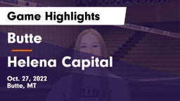 Butte  vs Helena Capital  Game Highlights - Oct. 27, 2022