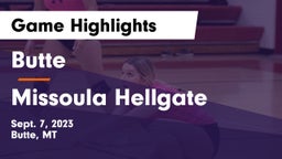 Butte  vs Missoula Hellgate  Game Highlights - Sept. 7, 2023