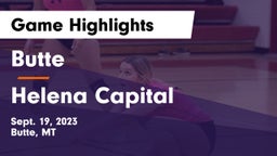 Butte  vs Helena Capital  Game Highlights - Sept. 19, 2023
