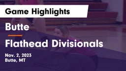 Butte  vs Flathead Divisionals Game Highlights - Nov. 2, 2023