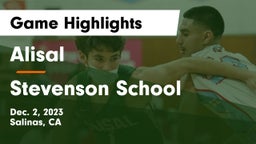 Alisal  vs Stevenson School Game Highlights - Dec. 2, 2023