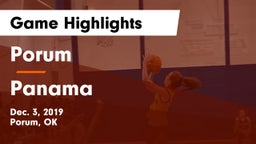 Porum  vs Panama  Game Highlights - Dec. 3, 2019