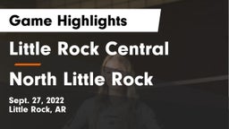 Little Rock Central  vs North Little Rock  Game Highlights - Sept. 27, 2022