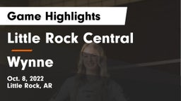 Little Rock Central  vs Wynne  Game Highlights - Oct. 8, 2022
