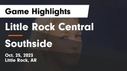 Little Rock Central  vs Southside  Game Highlights - Oct. 25, 2023