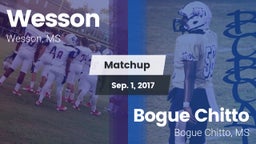 Matchup: Wesson vs. Bogue Chitto  2017