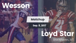 Matchup: Wesson vs. Loyd Star  2017