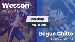 Matchup: Wesson vs. Bogue Chitto  2018