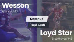Matchup: Wesson vs. Loyd Star  2018