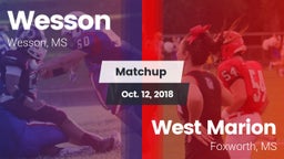 Matchup: Wesson vs. West Marion  2018