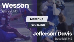 Matchup: Wesson vs. Jefferson Davis  2018