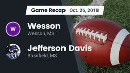 Recap: Wesson  vs. Jefferson Davis  2018