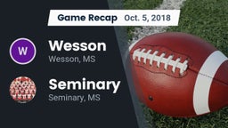 Recap: Wesson  vs. Seminary  2018