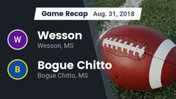 Recap: Wesson  vs. Bogue Chitto  2018
