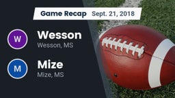 Recap: Wesson  vs. Mize  2018