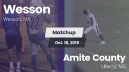 Matchup: Wesson vs. Amite County  2019