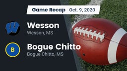 Recap: Wesson  vs. Bogue Chitto  2020