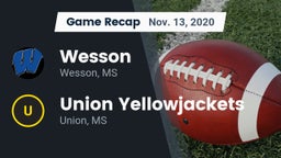 Recap: Wesson  vs. Union Yellowjackets 2020