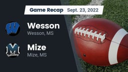 Recap: Wesson  vs. Mize  2022