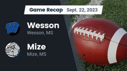 Recap: Wesson  vs. Mize  2023