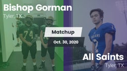 Matchup: Bishop Gorman vs. All Saints  2020