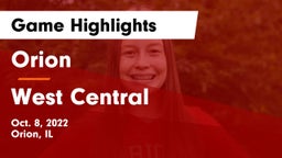 Orion  vs West Central  Game Highlights - Oct. 8, 2022