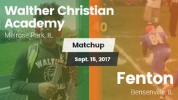 Matchup: Walther Lutheran vs. Fenton  2017