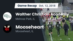 Recap: Walther Christian Academy vs. Mooseheart  2018
