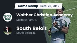 Recap: Walther Christian Academy vs. South Beloit  2019