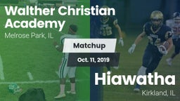 Matchup: Walther Lutheran vs. Hiawatha  2019