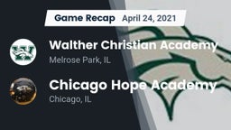 Recap: Walther Christian Academy vs. Chicago Hope Academy  2021
