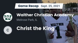 Recap: Walther Christian Academy vs. Christ the King 2021