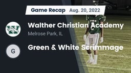 Recap: Walther Christian Academy vs. Green & White Scrimmage 2022