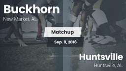 Matchup: Buckhorn vs. Huntsville  2016