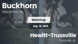 Matchup: Buckhorn vs. Hewitt-Trussville  2016